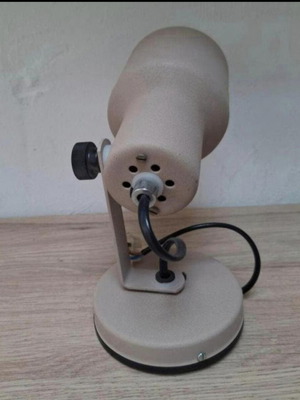 Vintage beige spot lamp with E27 fitting