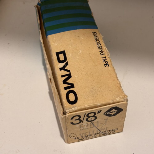 Dymo Embossing Tape used set