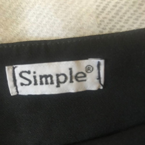 Black skirt with suspenders and polka dot bow like new