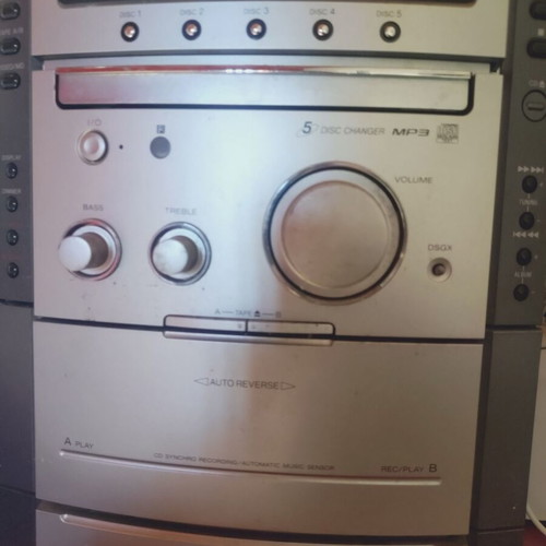 Sony CMT-CPX 1 Micro Hi-Fi Component System used with radio cassette, CD player and speakers