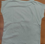 Name It girls' set like new, T-shirt 98 cm green, shorts 104 cm coral