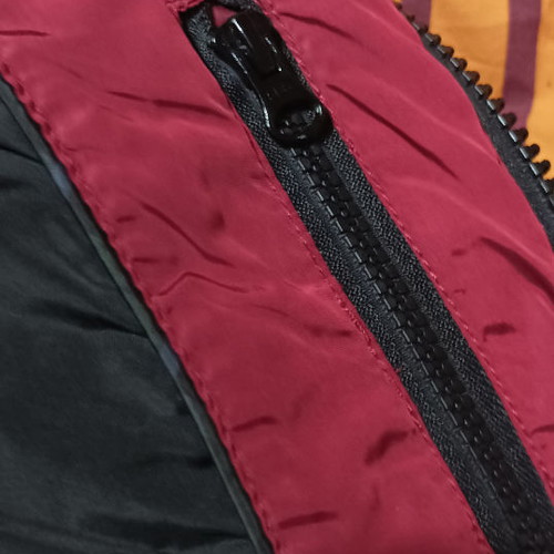 Soccx sleeveless women's jacket used, burgundy, size M