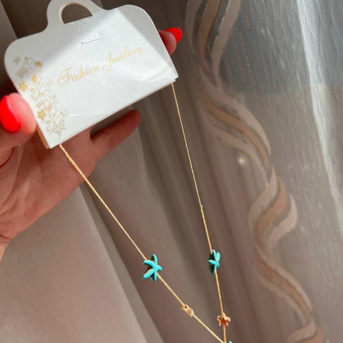 Necklace with stars brand new from closed boutique
