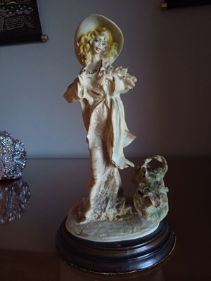 Decorative girl figurine, 26 cm