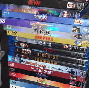 Marvel Cinematic Universe Bluray original Infinity Saga + Black Widow+Spider-Man: No Way Home