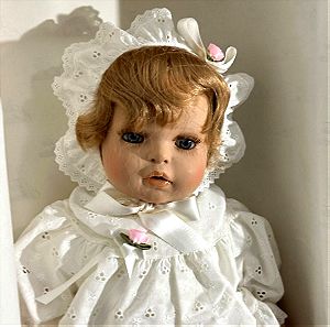 Παλιά πορσελανινη κούκλα Fiba,Ιταλική. Διαστάσεις:55x30 cm . ΤΙΜΗ:120