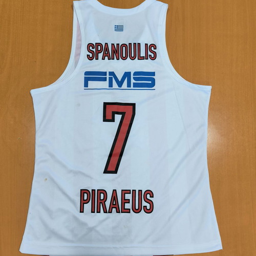 Olympiacos Basketball Kids' Spanoulis Jersey for 10 Years Like New