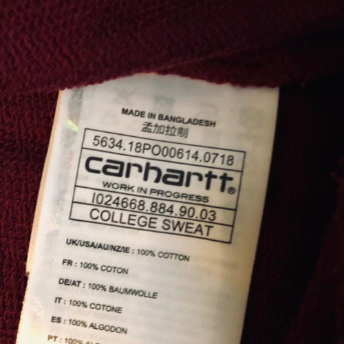 Carhartt Wip women's sweatshirt XS red like new