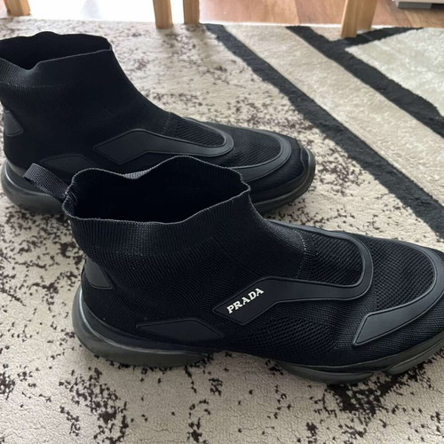 Prada sport shoes used, size 45, black