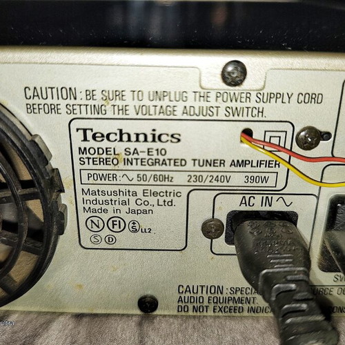 Technics SA-E10 tuner amplifier used