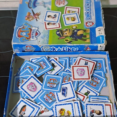 Paw Patrol Memory Game used, for 2-4 players 3+ years