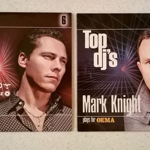 Top dj's CDs Mark Knight and Tiesto, pack of 2