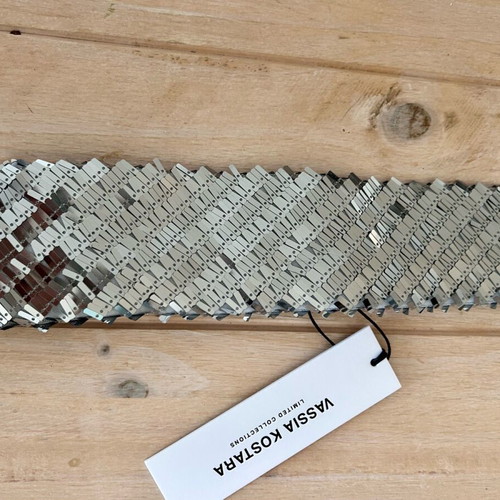 Vassia Kostara Silver Jackson Tie new with tags