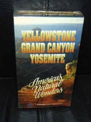 Yellowstone Grand Canyon Yosemite video cassette used