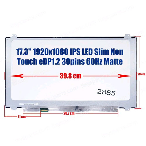 Laptop Screen MSI NB GF75 9SC-037NL 17.3'' 1920x1080 FHD LED IPS new