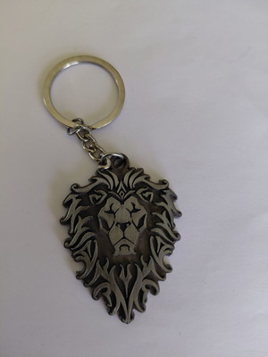 World of Warcraft Alliance keychain Jinx silver like new