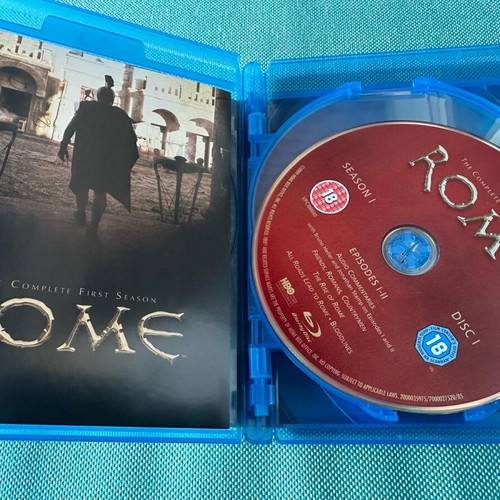 Rome Blu-Ray like new with Greek subtitles, complete seasons