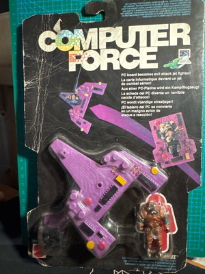 Computer Force Megahert 1989 Mattel καινούργιο, σφραγισμένη καρτέλα