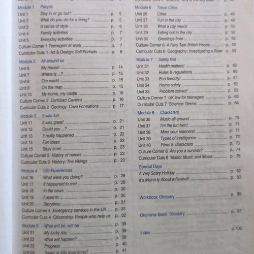 Blockbuster 2 English books used, Companion, Grammar, Workbook