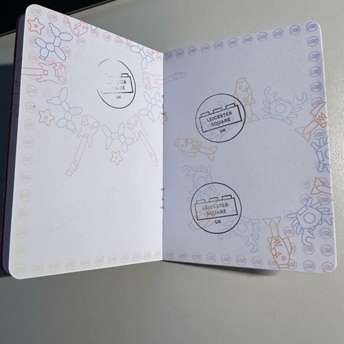 Lego official passport like new, 2024 London Leicester Square