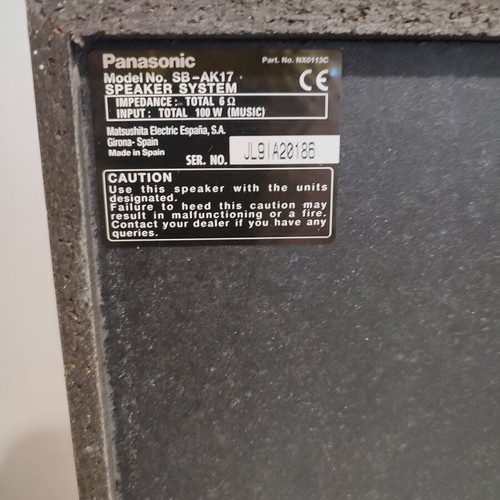 Hi-Fi Panasonic SA-AK17 μεταχειρισμένο στερεοφωνικό χωρίς χειριστήριο