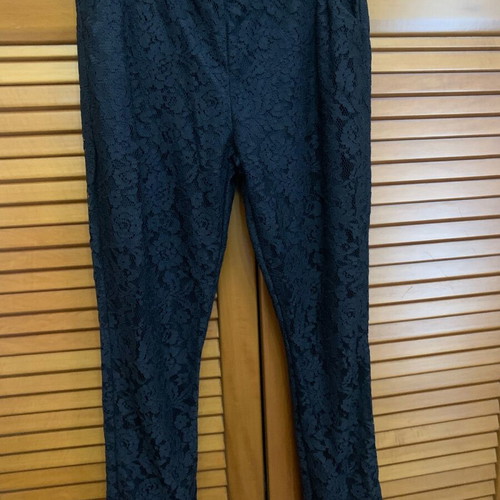 Calzedonia lace pants with lining like new, black