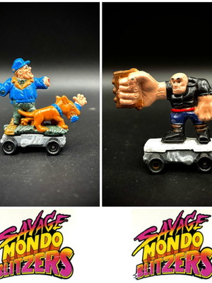 Kenner Savage Mondo Blitzers The Crazy Eights Gang figures like new