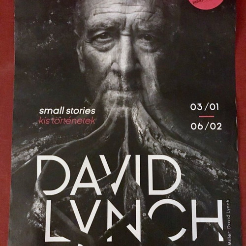 David Lynch poster 30x40cm like new, Small stories exhibition 2019 Budapest