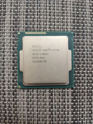 Intel Core i7 4770k processor socket 1150 used