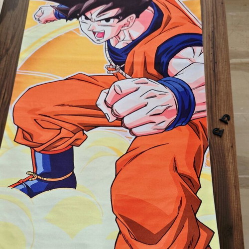 Dragonball Son Goku fabric banner used 40x100