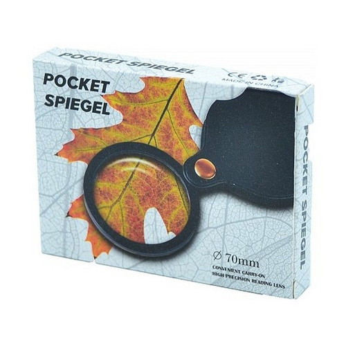 Magnifying glass 3x 70 mm foldable new