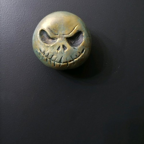 Jack Skellington magnets handmade, new, gypsum with acrylics