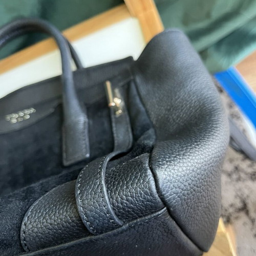 Tosca Blu handbag used, black, 33x19x10 cm