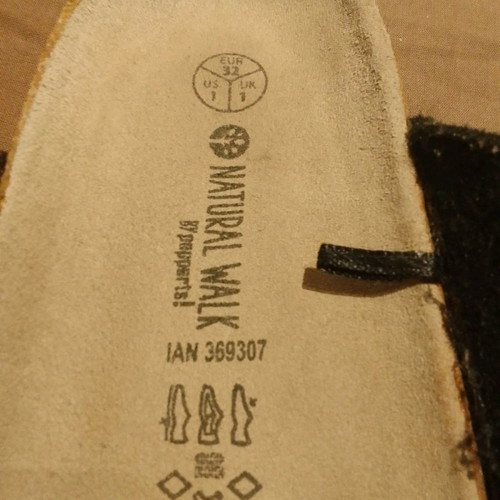 Natura Walk children's slippers for boys and girls size 32 like new