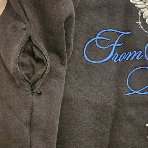 Hoodrich men's hoodie size M with angel design like new