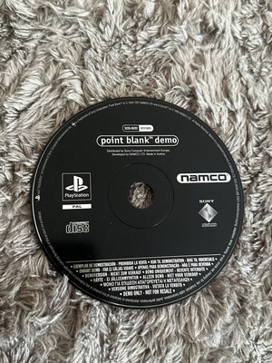 Point Blank Demo PS1 PAL диск употребяван, Sony Namco екшън