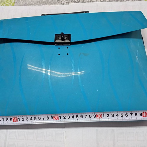 Plastic tutoring bag used for documents