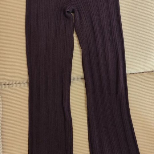 Zara brown blouse and pants set new with golden threads