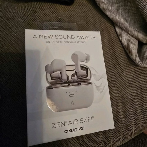 Creative Zen Air SXFI Bluetooth Earbuds new with Super X-Fi and ANC