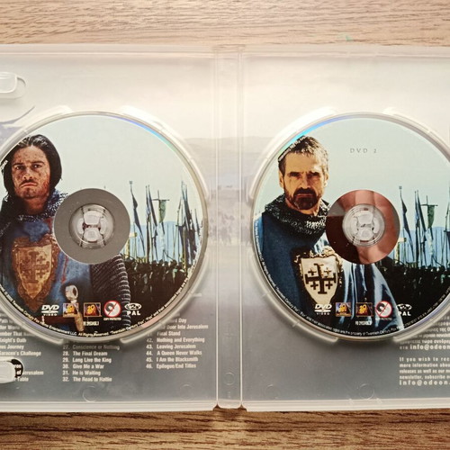 Kingdom of Heaven 2 Disc Deluxe Edition DVD used with Greek subtitles
