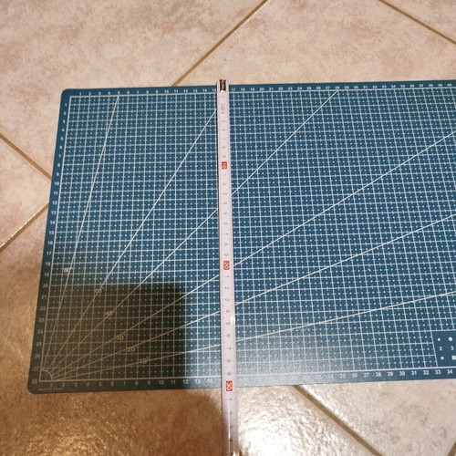 Green construction cutting mat new, size A3 30x45 cm