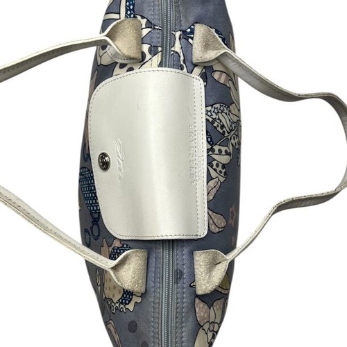 Longchamp Pliage shoulder bag floral pattern used