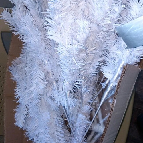 White Christmas tree