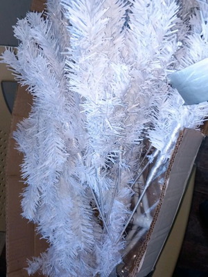 White Christmas tree