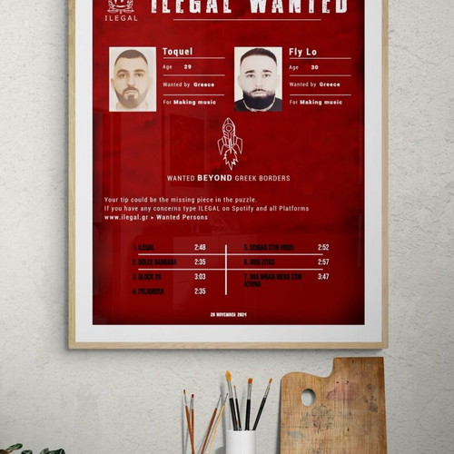 Toquel Fly Lo poster 60x45 cm new, high quality