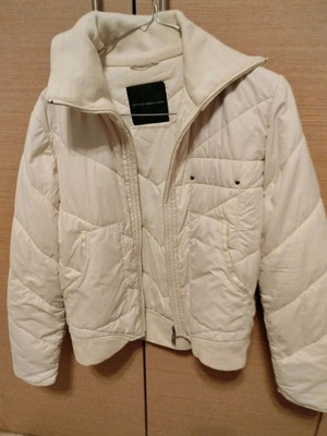 Sergio Tacchini cream short jacket size medium like new