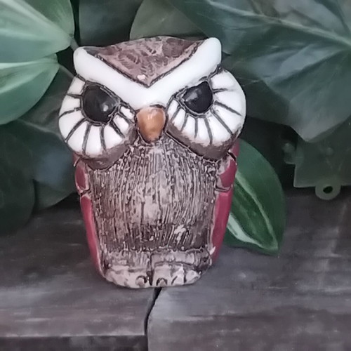 Decorative owl collection, pack of 6, like new, marble and ceramics