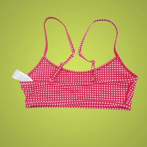 Women's Bustier Small New Red and White