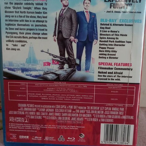 Blu-ray The Interview used with Greek subtitles