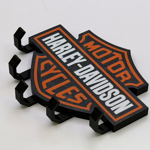 Harley Davidson wall key holder new, 3d printed